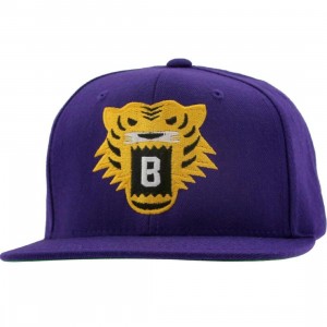 BAIT Tiger Snapback Cap (purple / yellow)