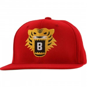 BAIT Tiger Snapback Cap (red / yellow)