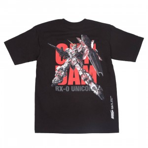 BAIT x Gundam Universe Men Unicorn Gundam Tee (black)