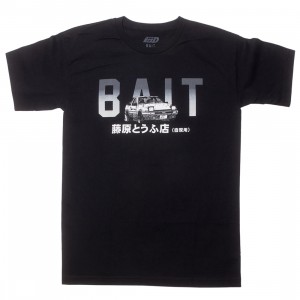 BAIT x Initial D Men BAIT Logo Design Tee (black)