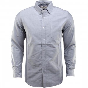 BAIT Oxford Long Sleeve Shirt (gray)