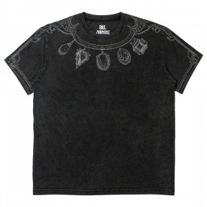 BAIT x Magic The Gathering x Evyn Fong Men Moxes Necklace Tee BW (black / white)