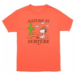 BAIT x Snoopy x Upcycle Men Nature Is Nurture Tee (pink / coral)