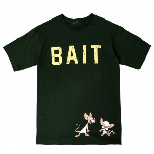 BAIT x Pinky and The Brain Men BAIT Logo Tee (green)