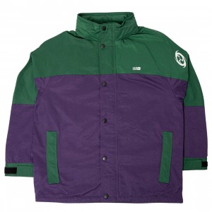 BAIT Men Rain Jacket (green / purple)