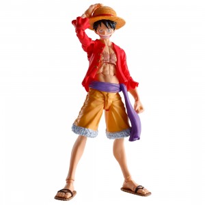 Bandai S.H.Figuarts The Raid on Onigashima One Piece Monkey D.Luffy Figure (yellow)