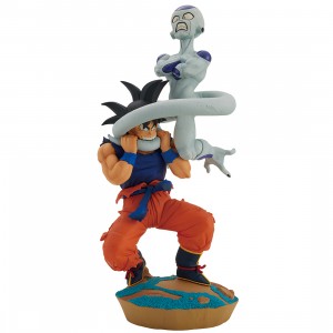 Bandai Ichibansho Dragon Ball Z Dragon History Son Goku Vs Frieza Figure (orange / gray)
