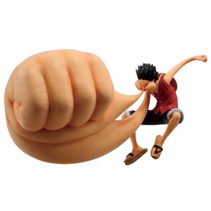 Bandai Masterlise Ichibansho One Piece Road to King of the Pirates Monkey D. Luffy Gear 3 Figure (beige)