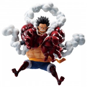 Bandai Masterlise Ichibansho One Piece Road to King of the Pirates Monkey D. Luffy Gear 4 Figure (red)