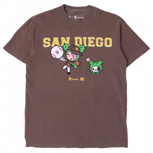 BAIT x Tokidoki Men San Diego SDCC 2026 Tee (brown)