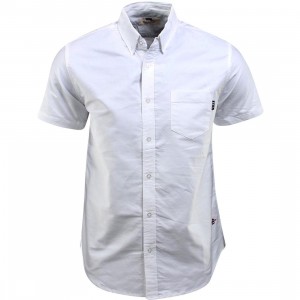 BAIT Oxford Short Sleeve Shirt (white)