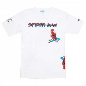 BAIT x Spiderman x Champion Men Spiderman Swing Tee (white)
