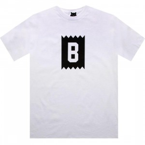 BAIT B Logo Tee (white / white)