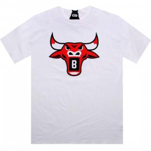 BAIT Bull Tee (white / red)