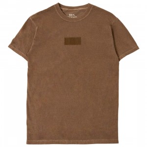 BAIT Men Tonal Box Only Washed Tee (brown / espresso)