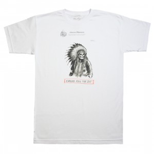 Wes Lang and BAIT Men Eagles Fill the Sky Tee (white)