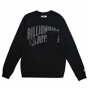 Billionaire Boys Club Men BB Crew Sweater (black)