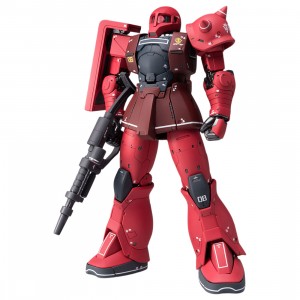 Bandai Mobile Suit Gundam The Origin Gundam Fix Figuration Metal Composite MS-05S Char Aznable's Zaku I Figure (red)