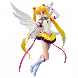 Bandai S.H.Figuarts Pretty Guardian Sailor Moon Sailor Stars Eternal Sailor Moon Figure (yellow)