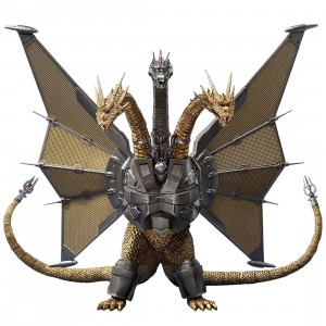 Bandai S.H.MonsterArts Godzilla Vs. King Ghidorah Mecha Ghidorah Shinjuku Decisive Battle Special Set (gold)