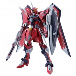 Bandai Metal Robot Spirits Mobile Suit Gundam Seed Freedom Side MS Immortal Justice Gundam Figure (red)