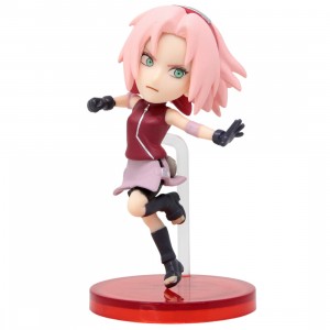 Bandai Naruto Shippuden World Collectable Figure - C Sakura Haruno (pink)
