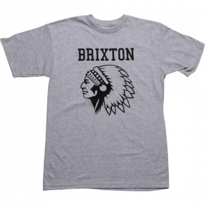 Brixton Anthem Tee (heather grey)
