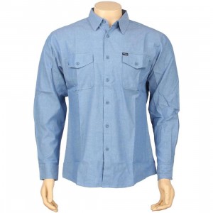 Brixton Davis Long Sleeve Shirt (light blue)