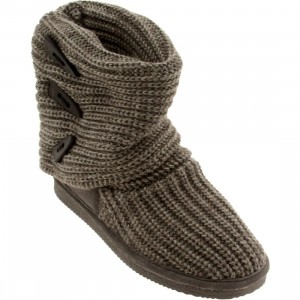 Bearpaw Women Knit Tall Boot (gray)
