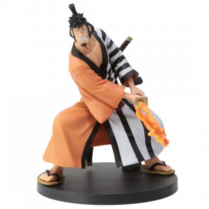 Banpresto One Piece Battle Record Collection Kin'emon Figure (orange)