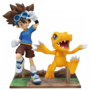 Banpresto DXF Digimon Adventure Adventure Archives Taichi And Agumon Figure (brown)
