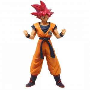 Banpresto Dragon Ball Super the Movie Choukoku Buyuuden Super Saiyan God Son Goku Figure (pink)