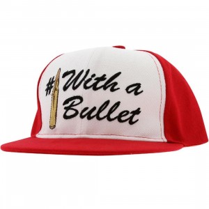 Crooks and Castles Number 1 With A Bullet Snapback Cap (red)