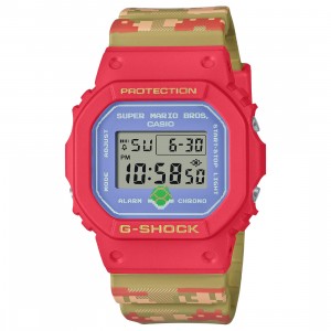G-Shock Watches x Mario DW5600SMB-4 Watch (red)