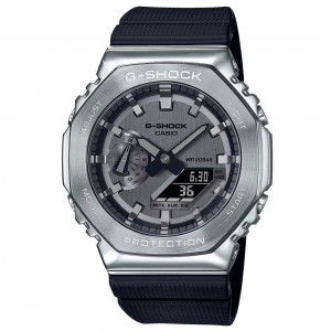 G-Shock Watches x Star Wars The Mandalorian and Grogu GM2100-1ASW Watch (silver)