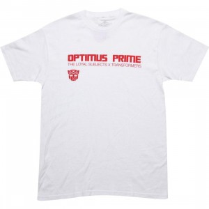 The Loyal Subjects x Transformers Optimus Prime Logo Tee (white)