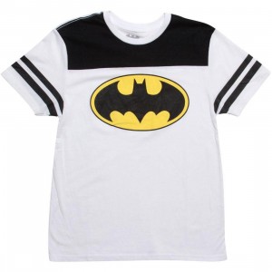 DC Comics Batman Logo Athletic Tee (white)