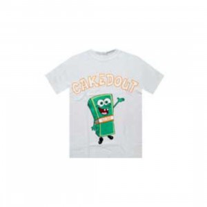 Caked Out Stakin Bob Tee (white)