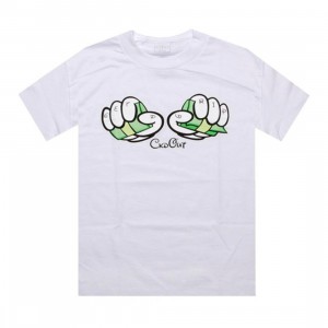 Caked Out Get A Grip Tee (white)