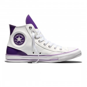 Converse x Dragon Ball Z Unisex Chuck Taylor All Star Hi (lucent white / tillandsia purple)