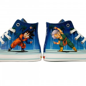 Converse x Dragon Ball Z Little Kids Chuck Taylor All Star Hi (leisure time / white / lapis blue)