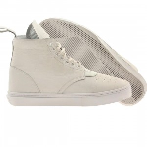 Clear Weather Men The One-Thirty Mid Top (white / leather)