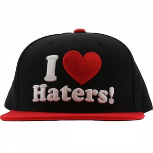 DGK Haters Snapback Cap (black / red)