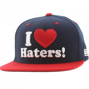 DGK City Haters Snapback Cap - Atlanta (navy / red)