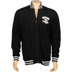 DGK Support Varsity Fleece Jacket (black)