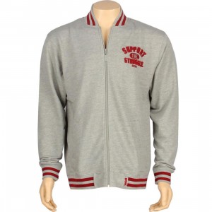 DGK Support Varsity Fleece Jacket (athletic heather)
