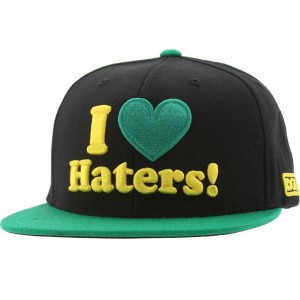 DGK Haters Snapback Cap (black / green)