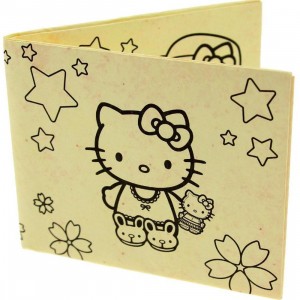 Hello Kitty DIY Tyvek Wallet (tan)