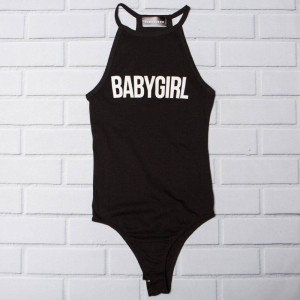 Dimepiece Women Baby Girl Bodysuit - BAIT Exclusive (black)