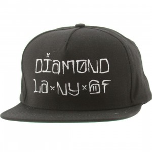 Diamond Supply Co Diamond Cities Snapback Cap (black)